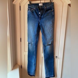Cotton Citizen High Split Jeans